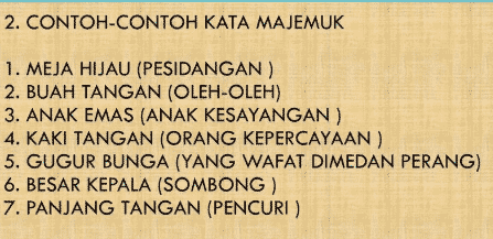 Detail 20 Contoh Kata Majemuk Nomer 6