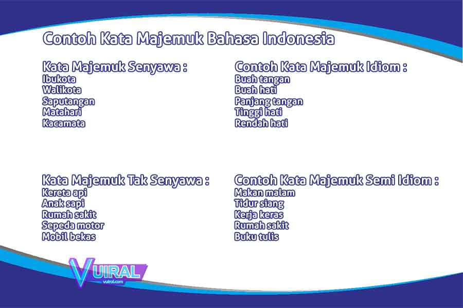 Detail 20 Contoh Kata Majemuk Nomer 7