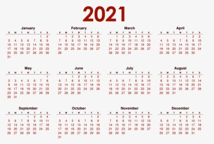 Detail 2021 Calendar Png Nomer 30