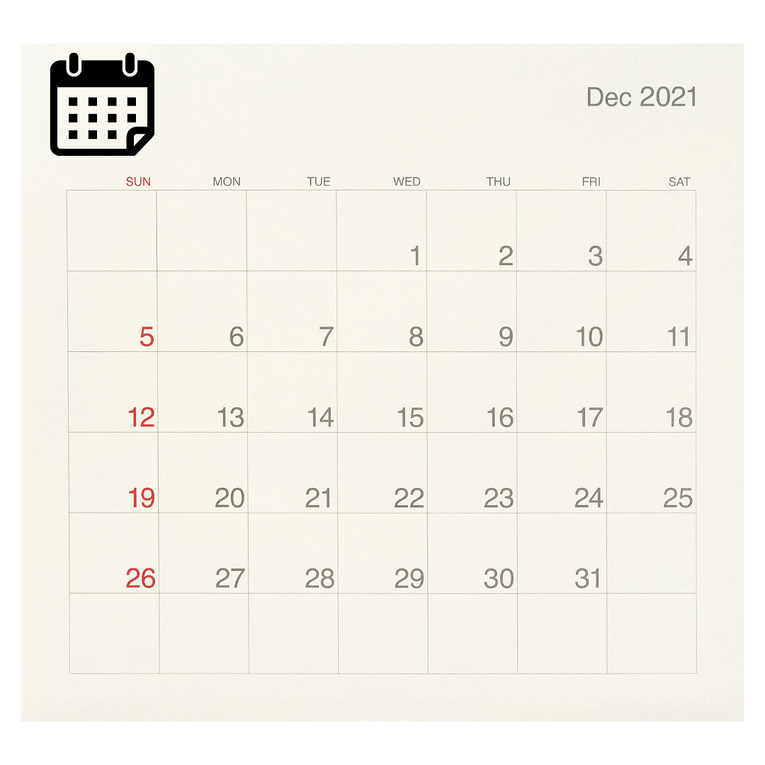 Detail 2021 Calendar Png Nomer 45