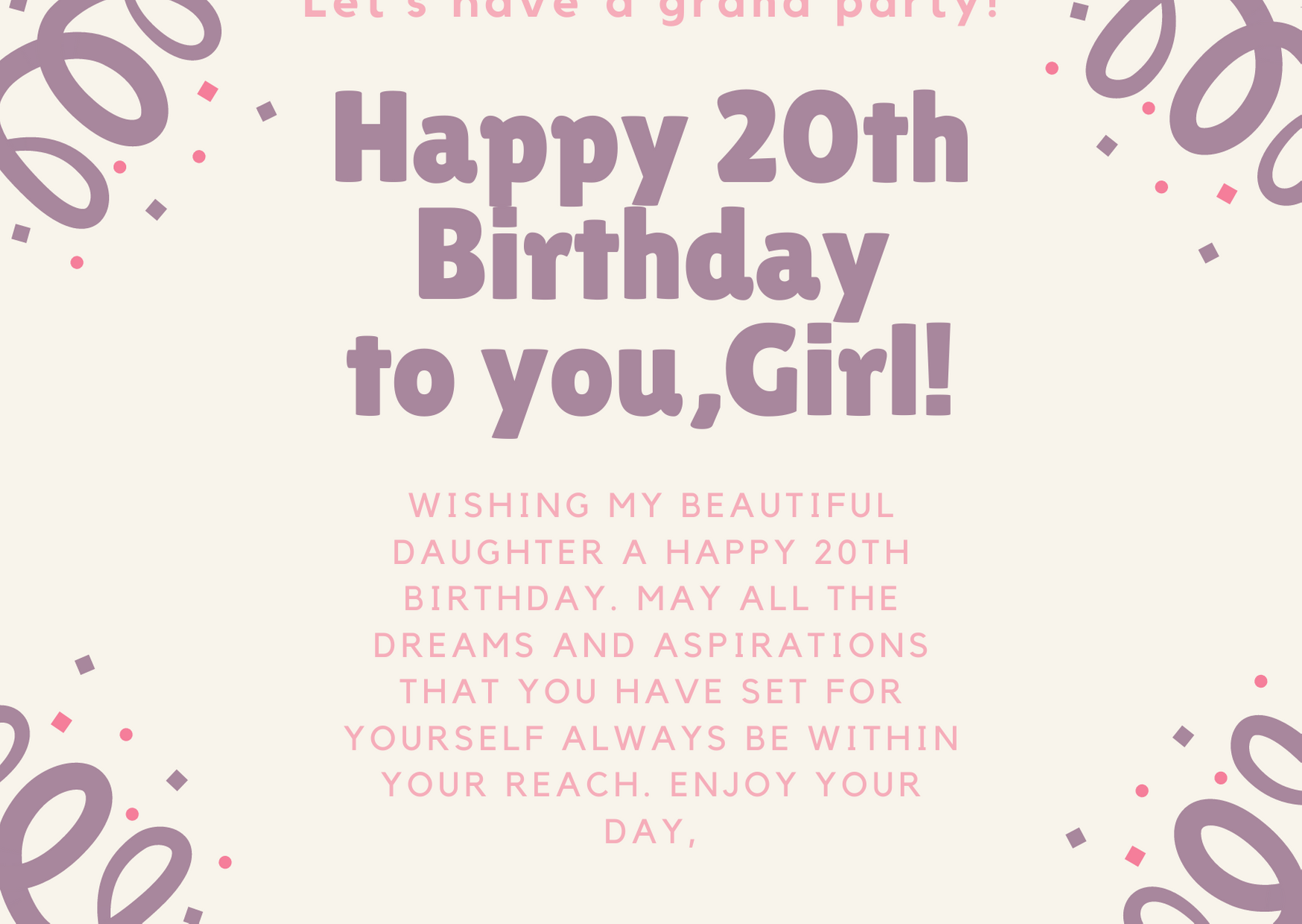 Download 20th Birthday Quotes For Daughter Nomer 35