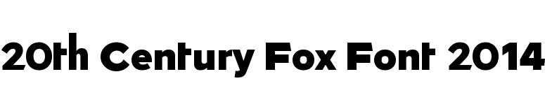 Detail 20th Century Fox Font Nomer 14
