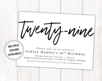 Detail 22nd Birthday Invitations Nomer 22