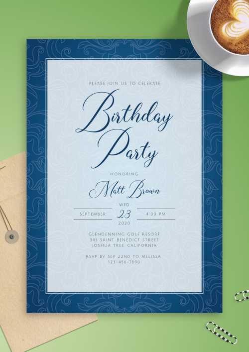 Detail 22nd Birthday Invitations Nomer 44