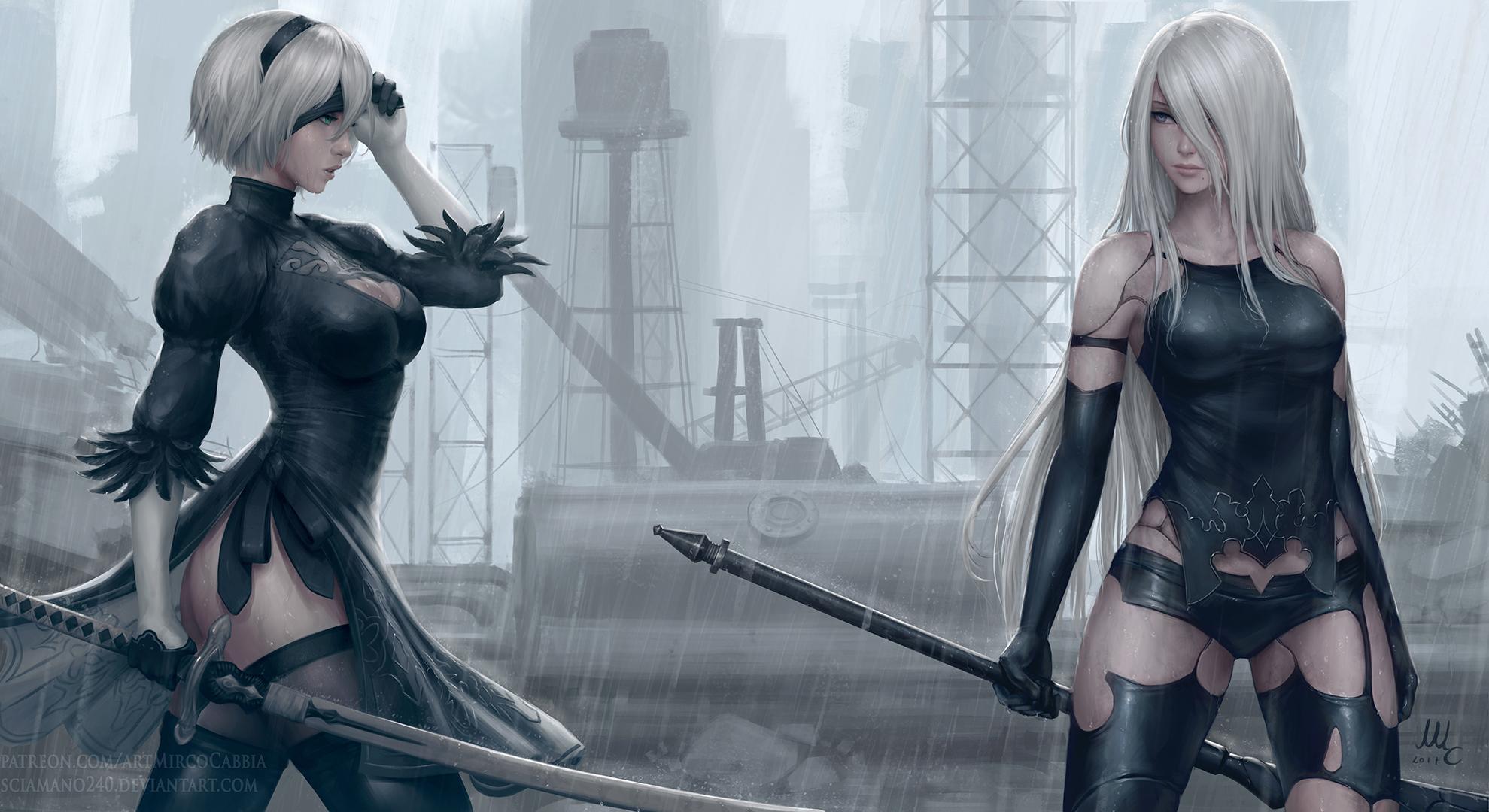 2b And A2 Wallpaper - KibrisPDR