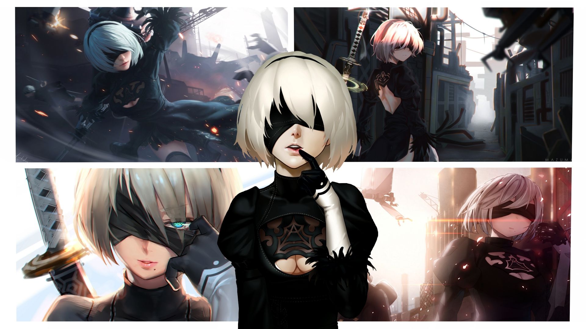 Detail 2b Nier Automata Wallpaper Nomer 11