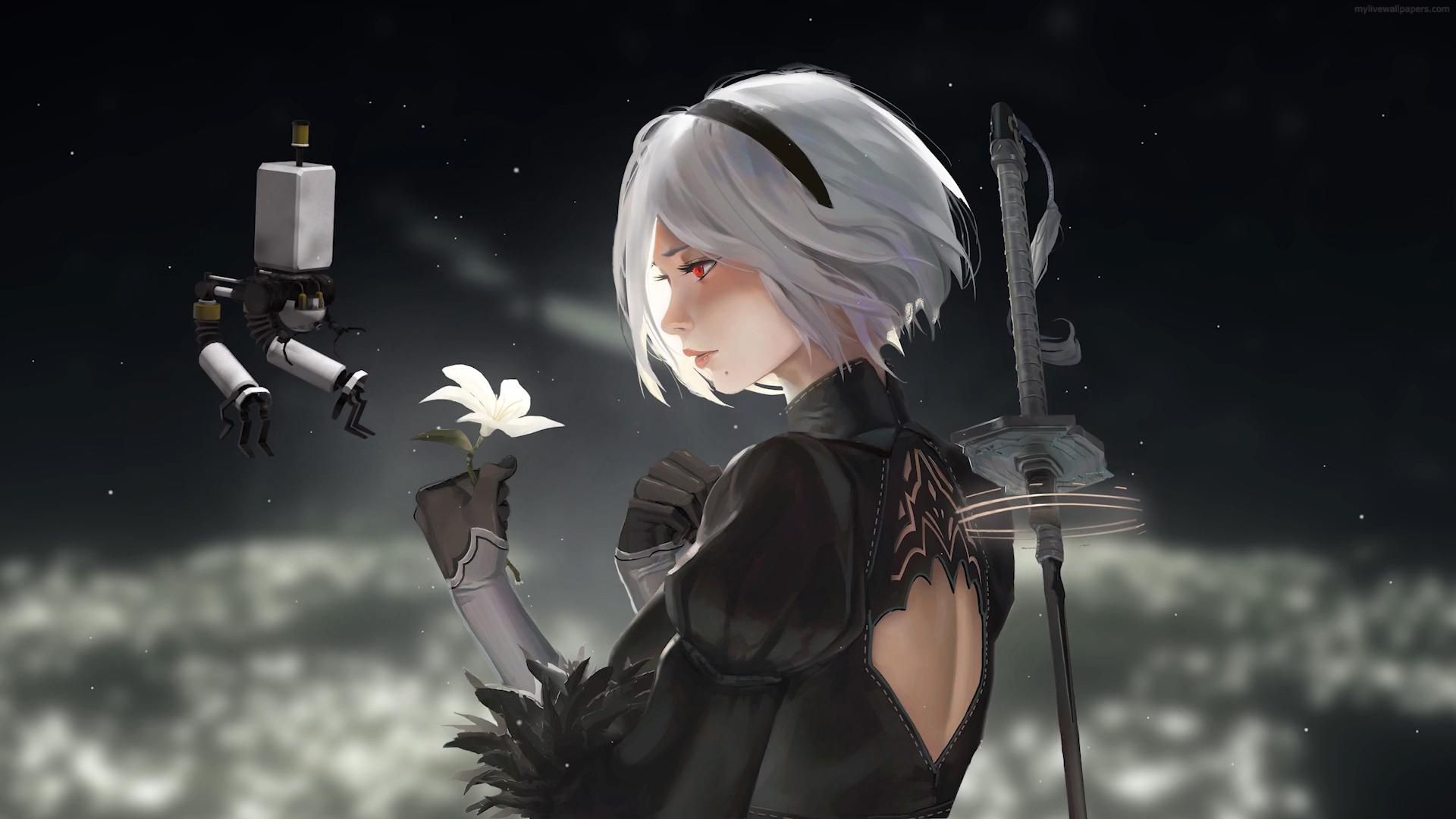 Detail 2b Nier Automata Wallpaper Nomer 14