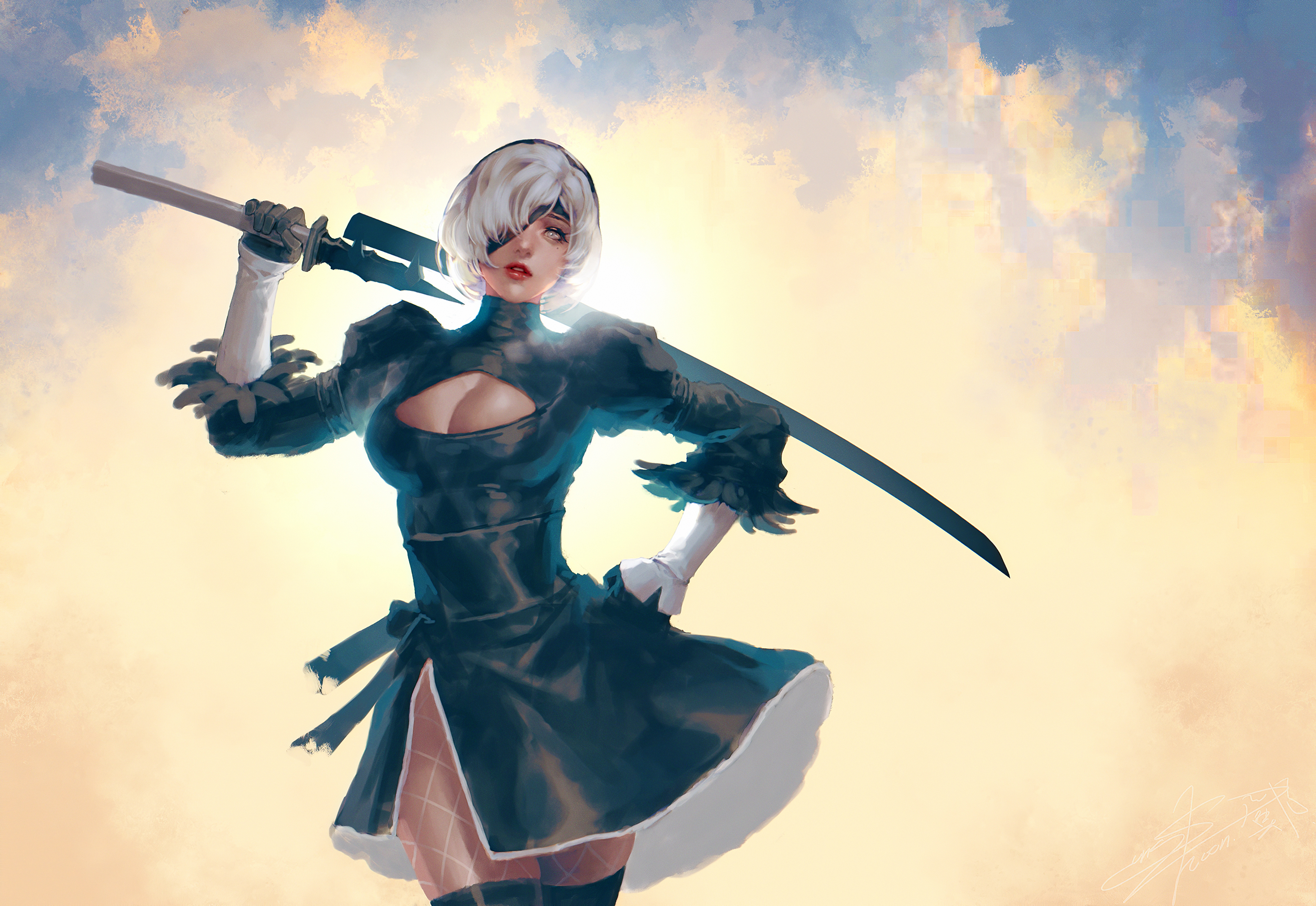 Detail 2b Nier Automata Wallpaper Nomer 15