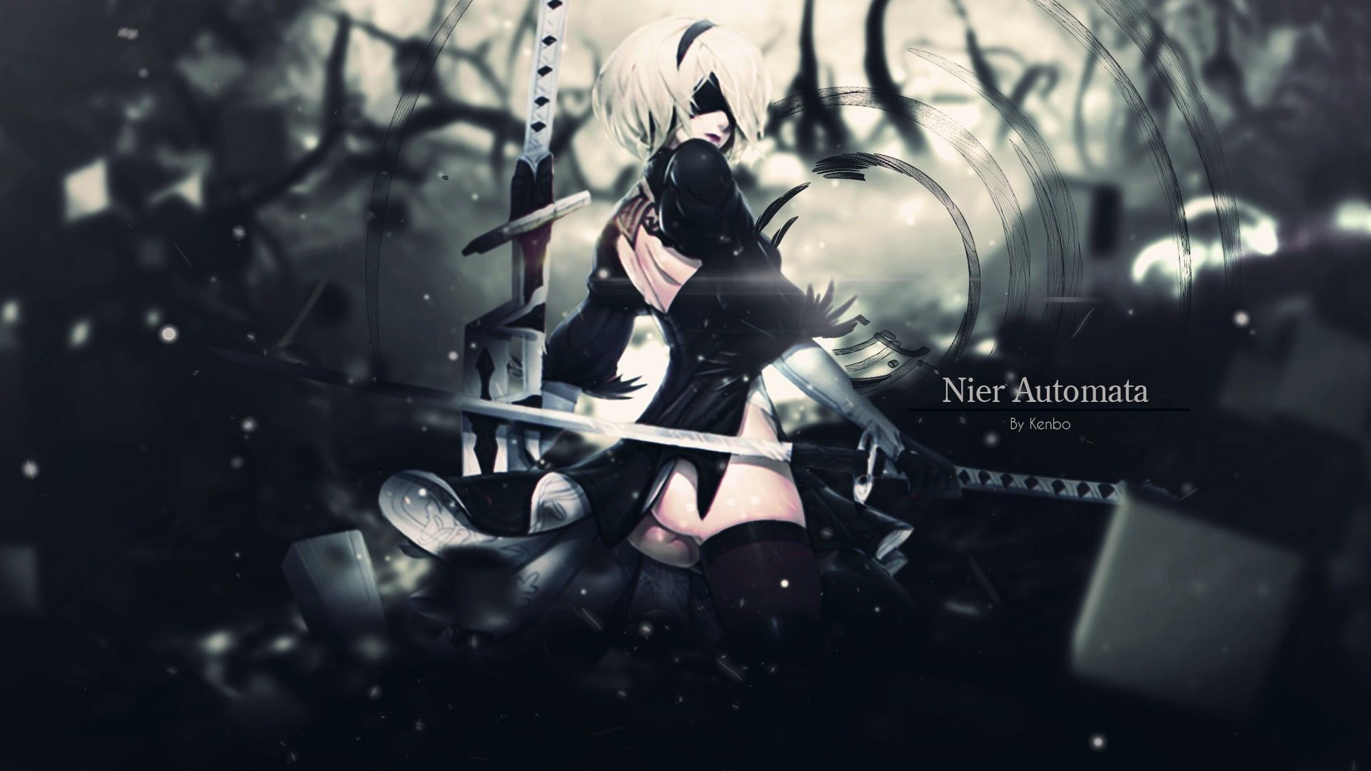 Detail 2b Nier Automata Wallpaper Nomer 22