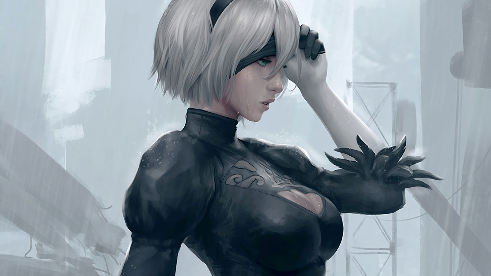 Detail 2b Nier Automata Wallpaper Nomer 31