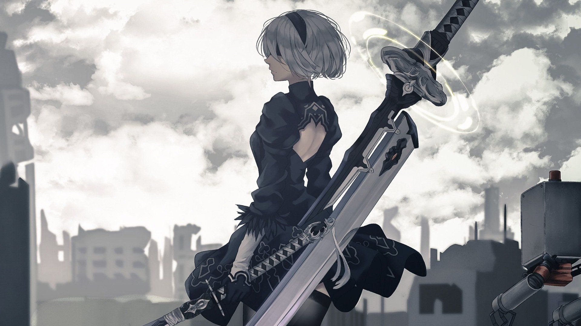 Detail 2b Nier Automata Wallpaper Nomer 38