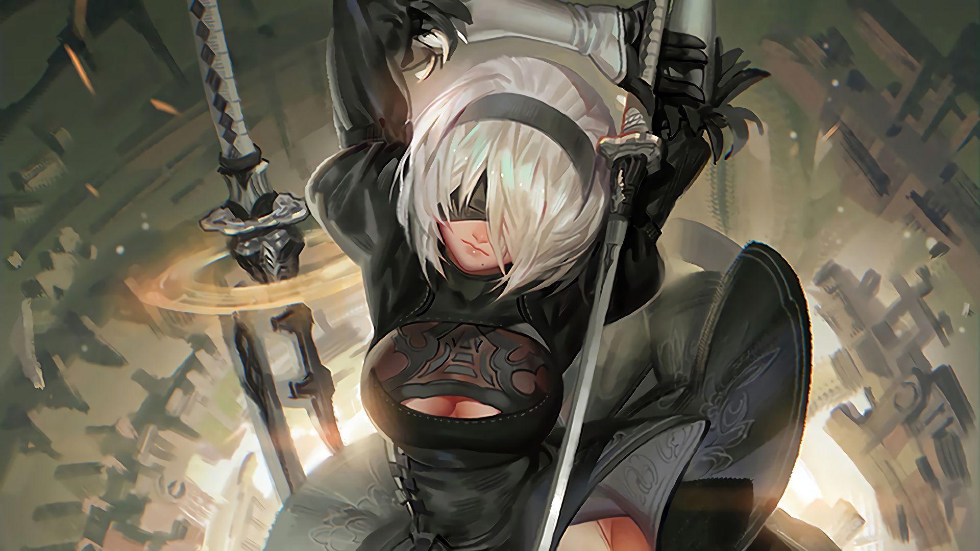 Detail 2b Nier Automata Wallpaper Nomer 6