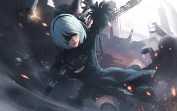 Detail 2b Nier Automata Wallpaper Nomer 7