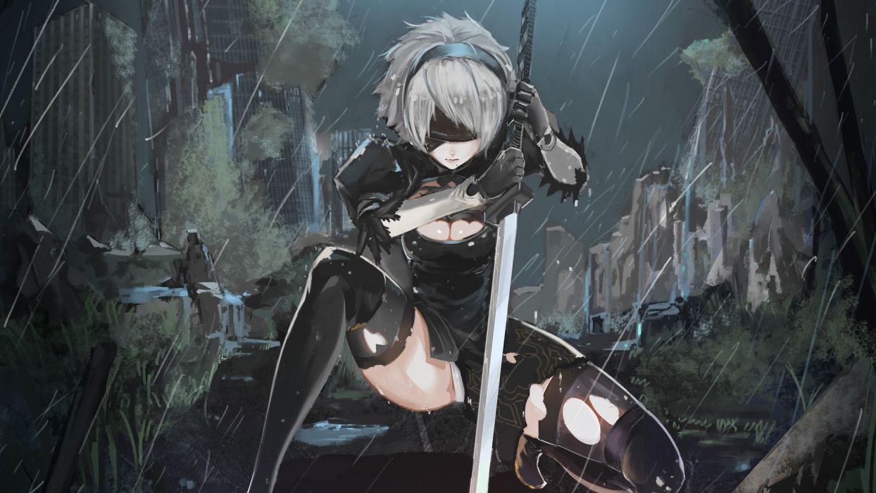 Detail 2b Nier Automata Wallpaper Nomer 9