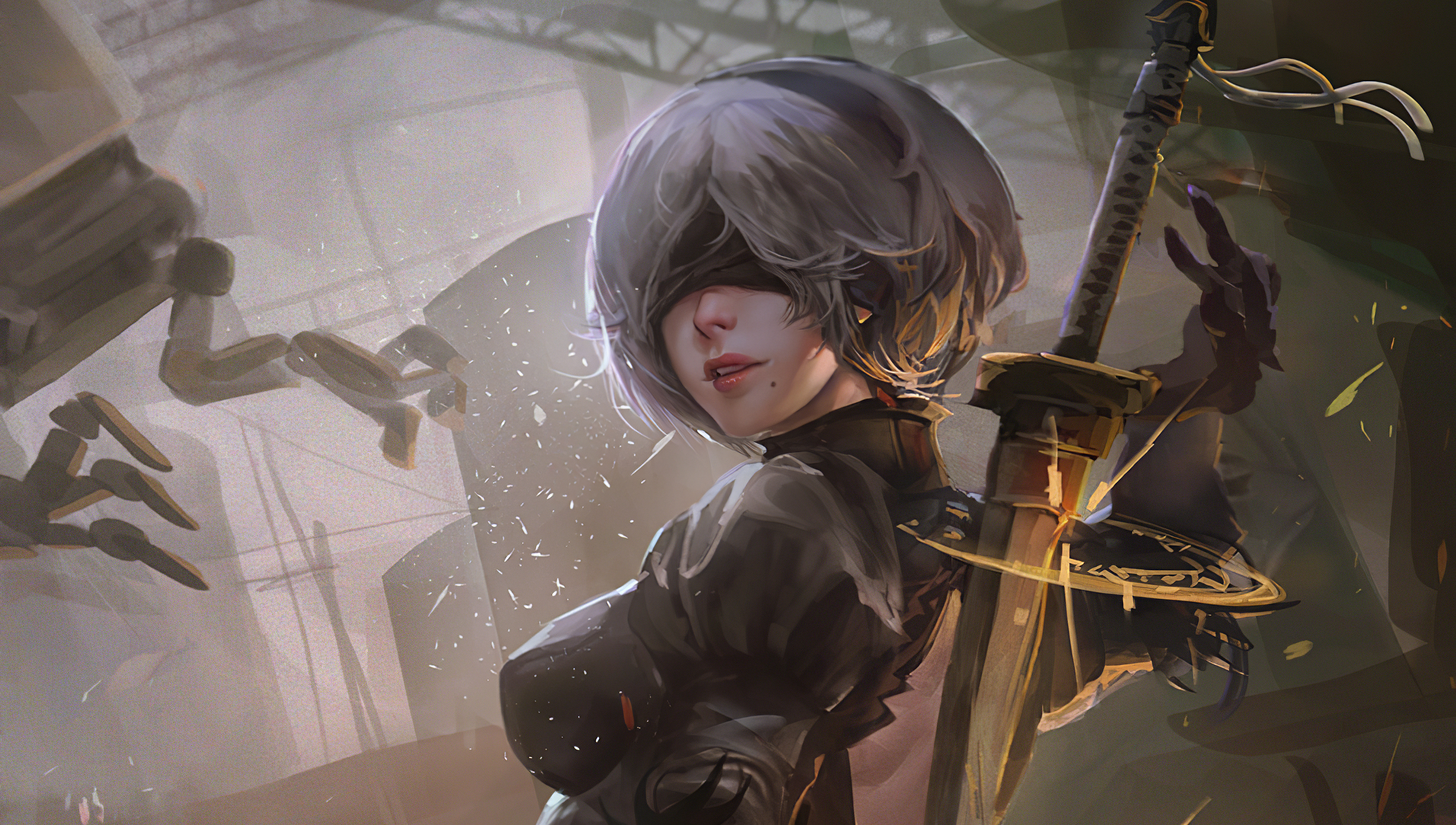 Detail 2b Nier Automata Wallpaper Nomer 10