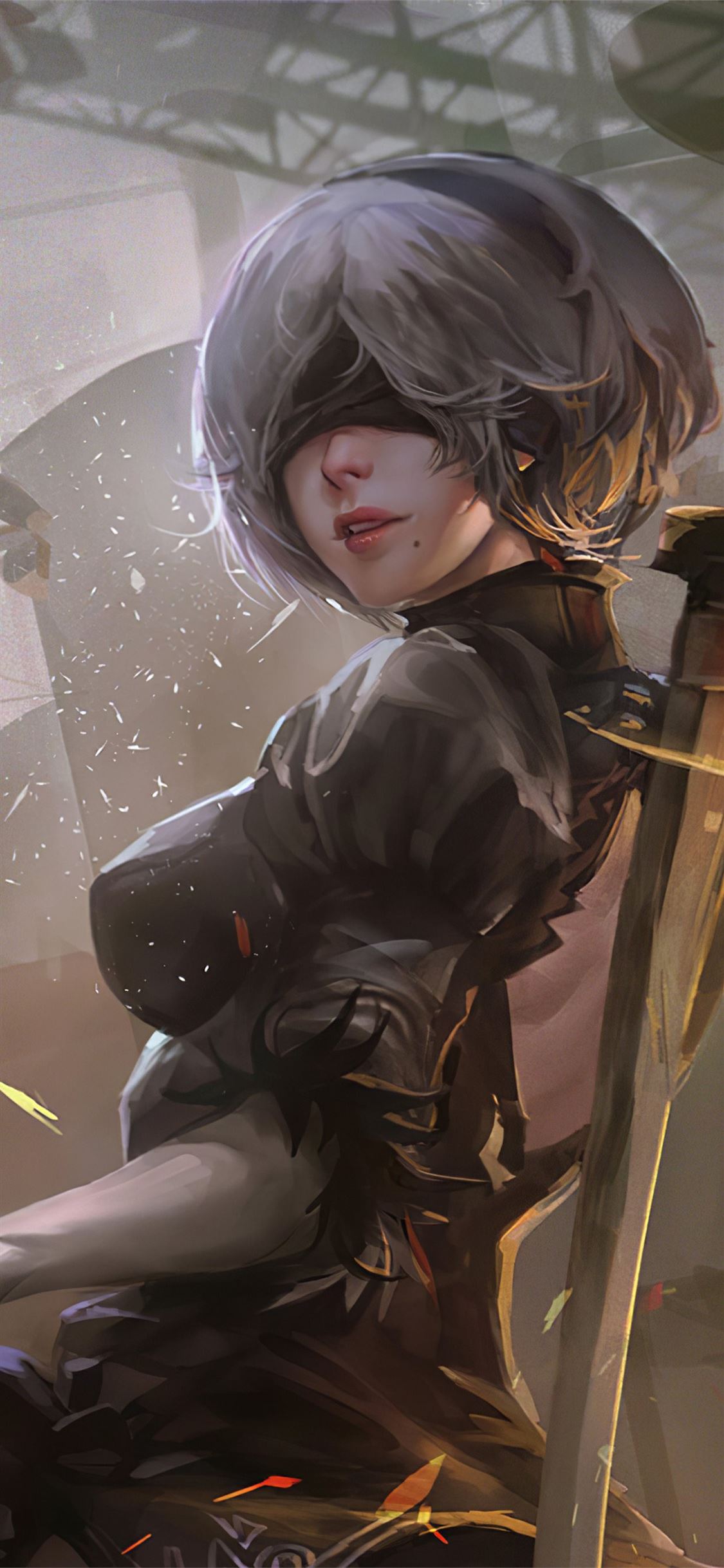 Detail 2b Nier Automata Wallpaper Android Nomer 16