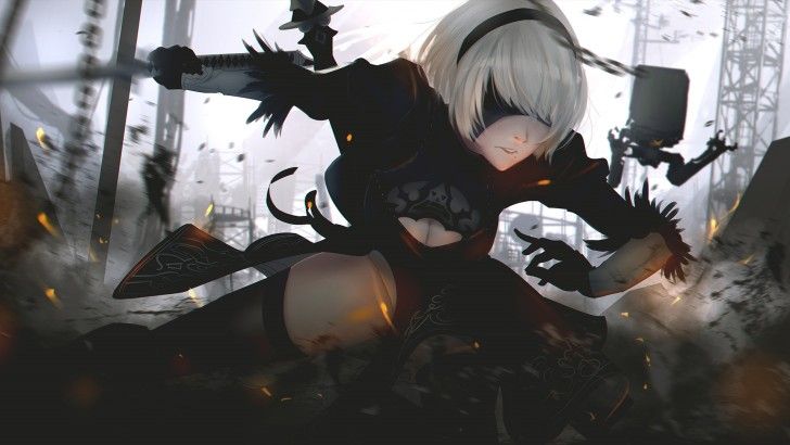 Detail 2b Nier Automata Wallpaper Android Nomer 22