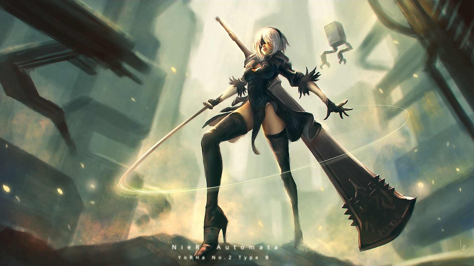 Detail 2b Nier Automata Wallpaper Android Nomer 26