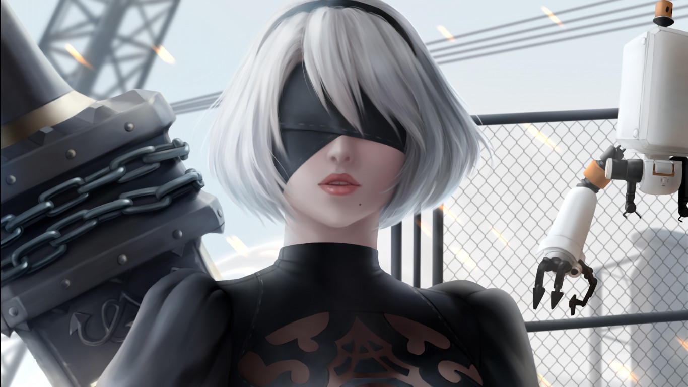 Detail 2b Nier Automata Wallpaper Android Nomer 30