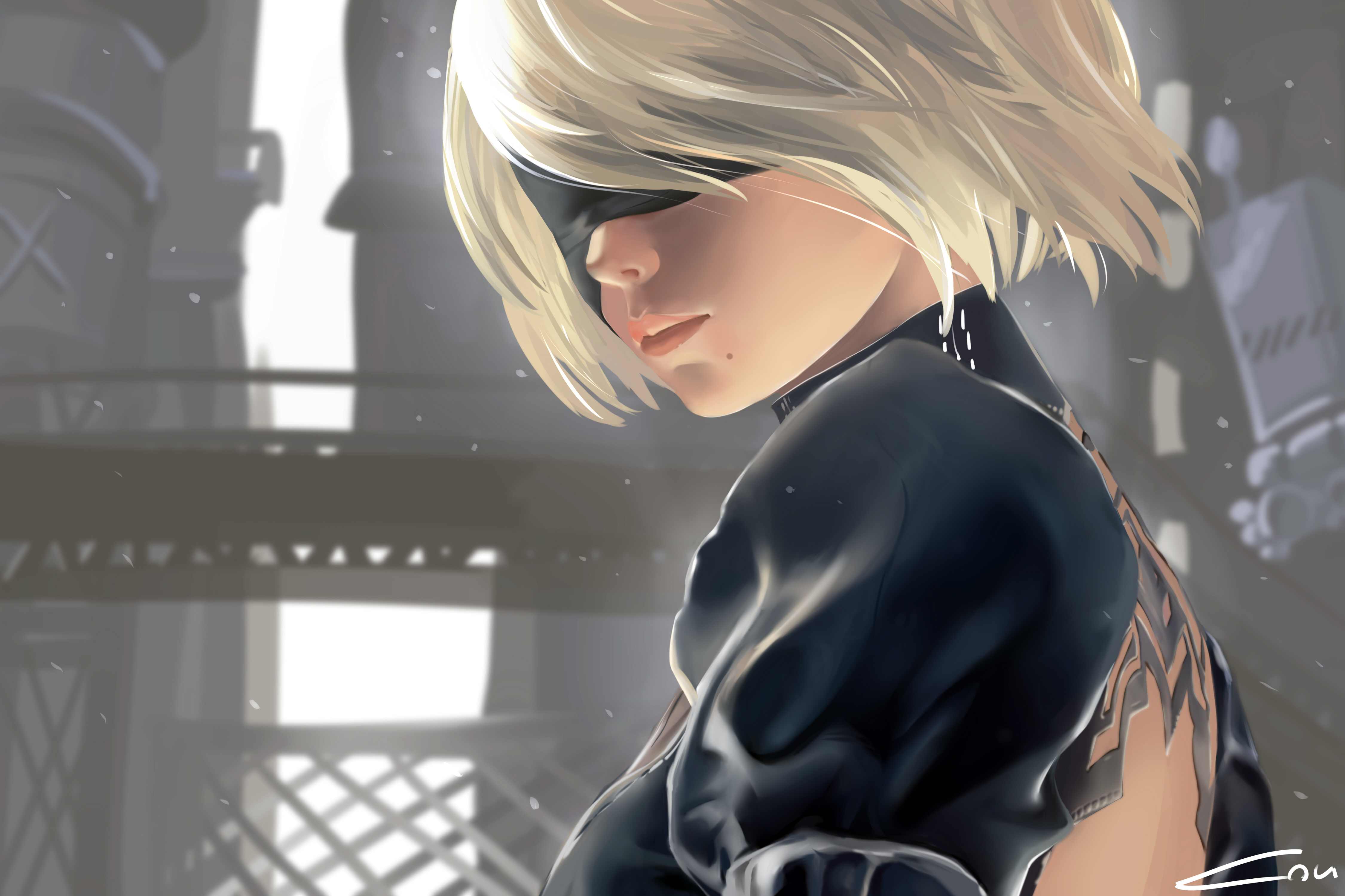 Detail 2b Nier Automata Wallpaper Android Nomer 42