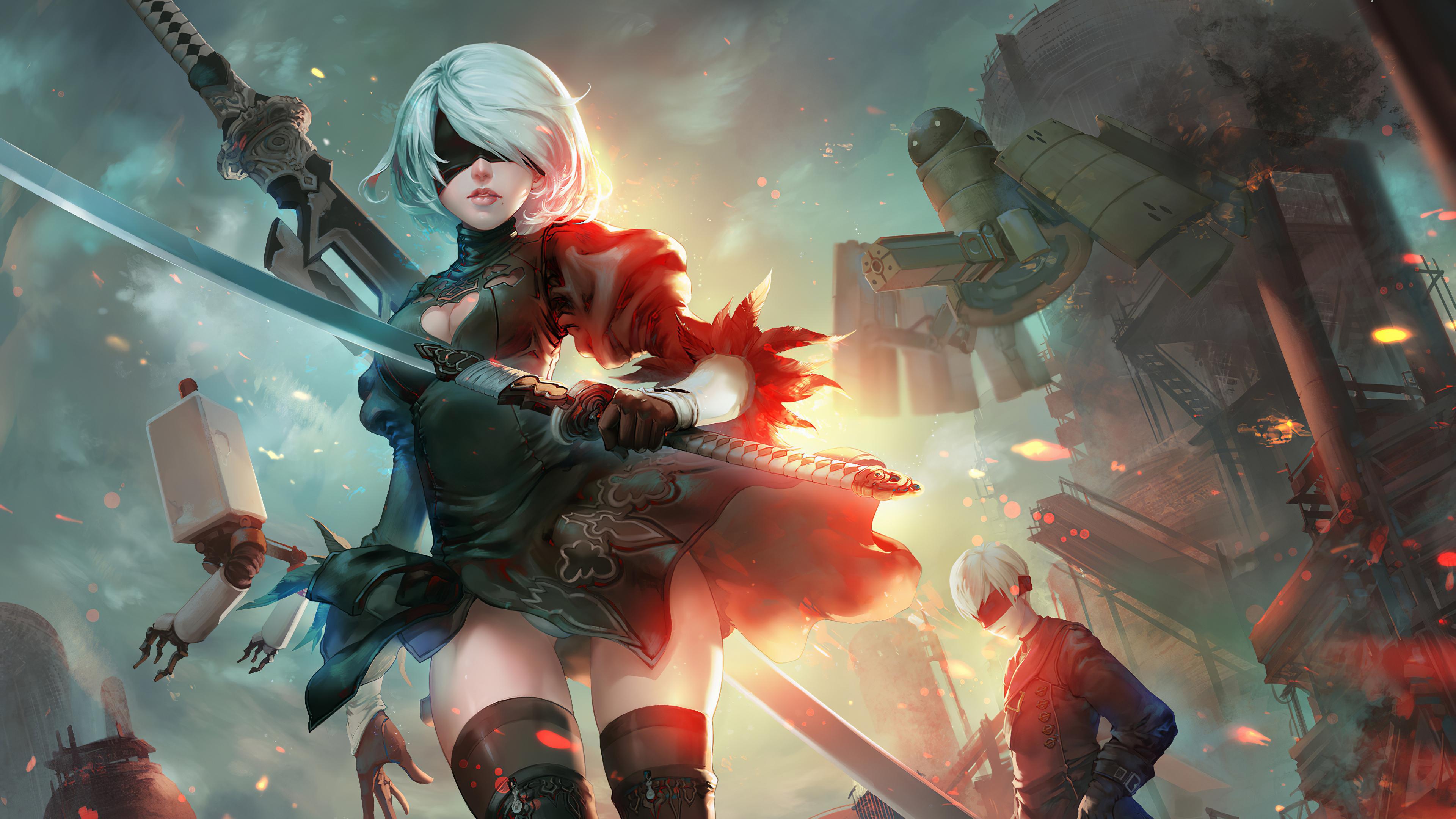 Detail 2b Nier Automata Wallpaper Hd Nomer 14