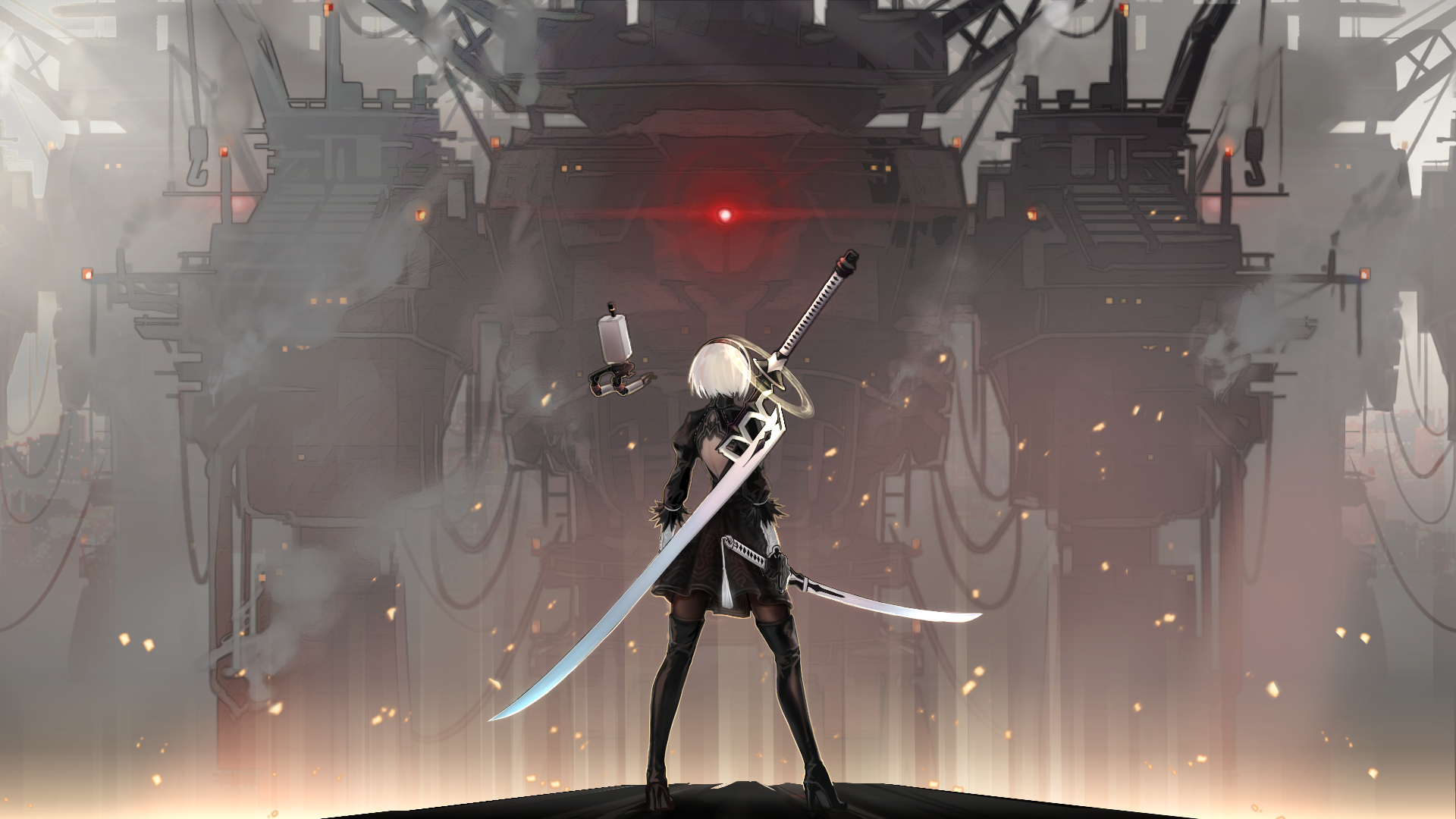 Detail 2b Nier Wallpaper 4k Nomer 4