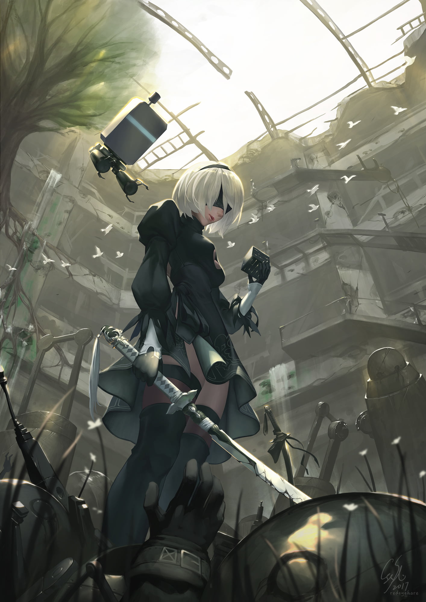 Detail 2b Nier Wallpaper Hd Nomer 34