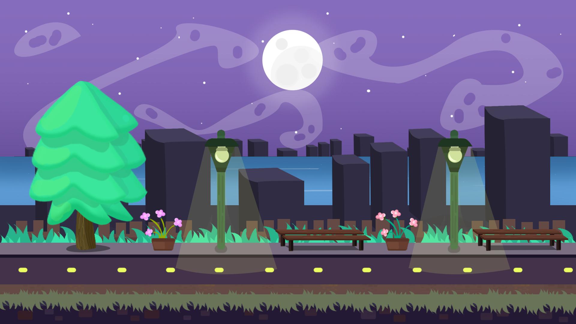 Detail 2d City Background Nomer 33