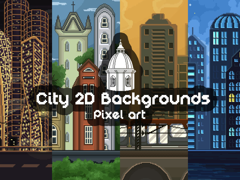 Detail 2d City Background Nomer 34