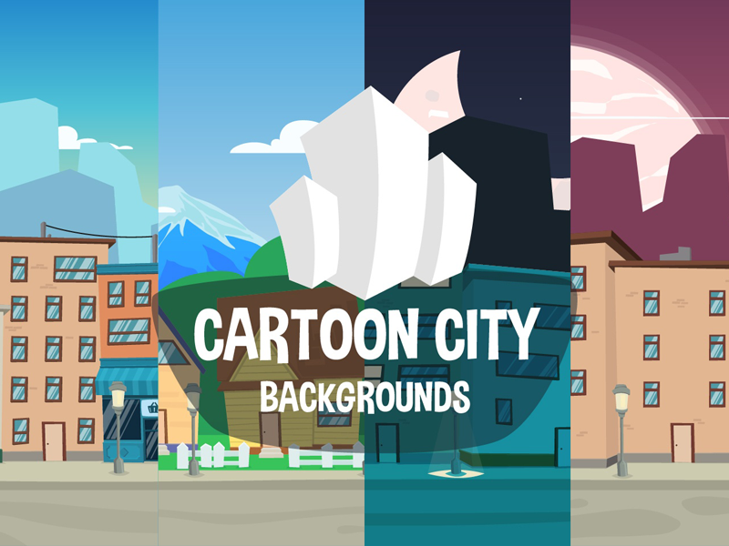 Detail 2d City Background Nomer 59