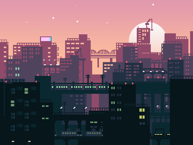 Detail 2d City Background Nomer 8