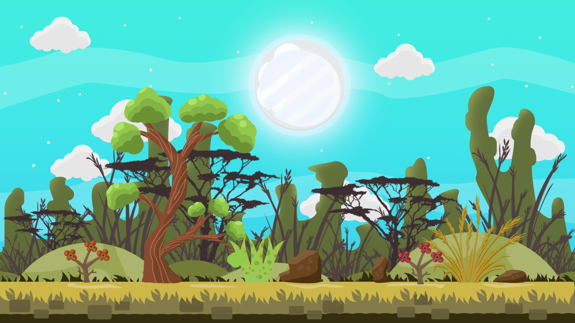 Detail 2d Game Background Nomer 8