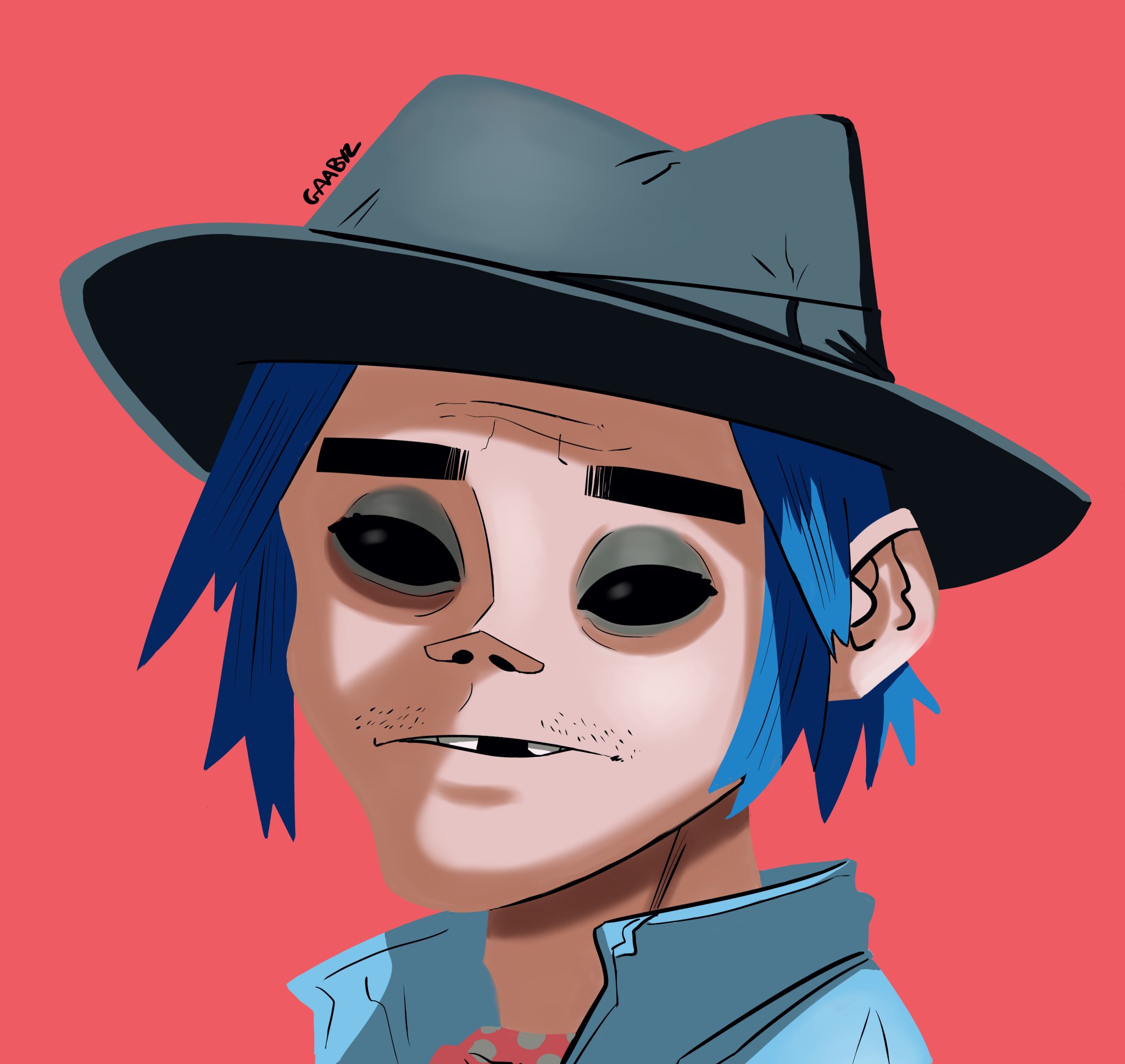 Detail 2d Gorillaz Humanz Nomer 19