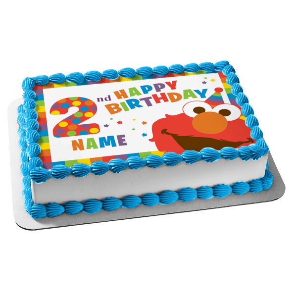Detail 2nd Birthday Elmo Cake Nomer 12