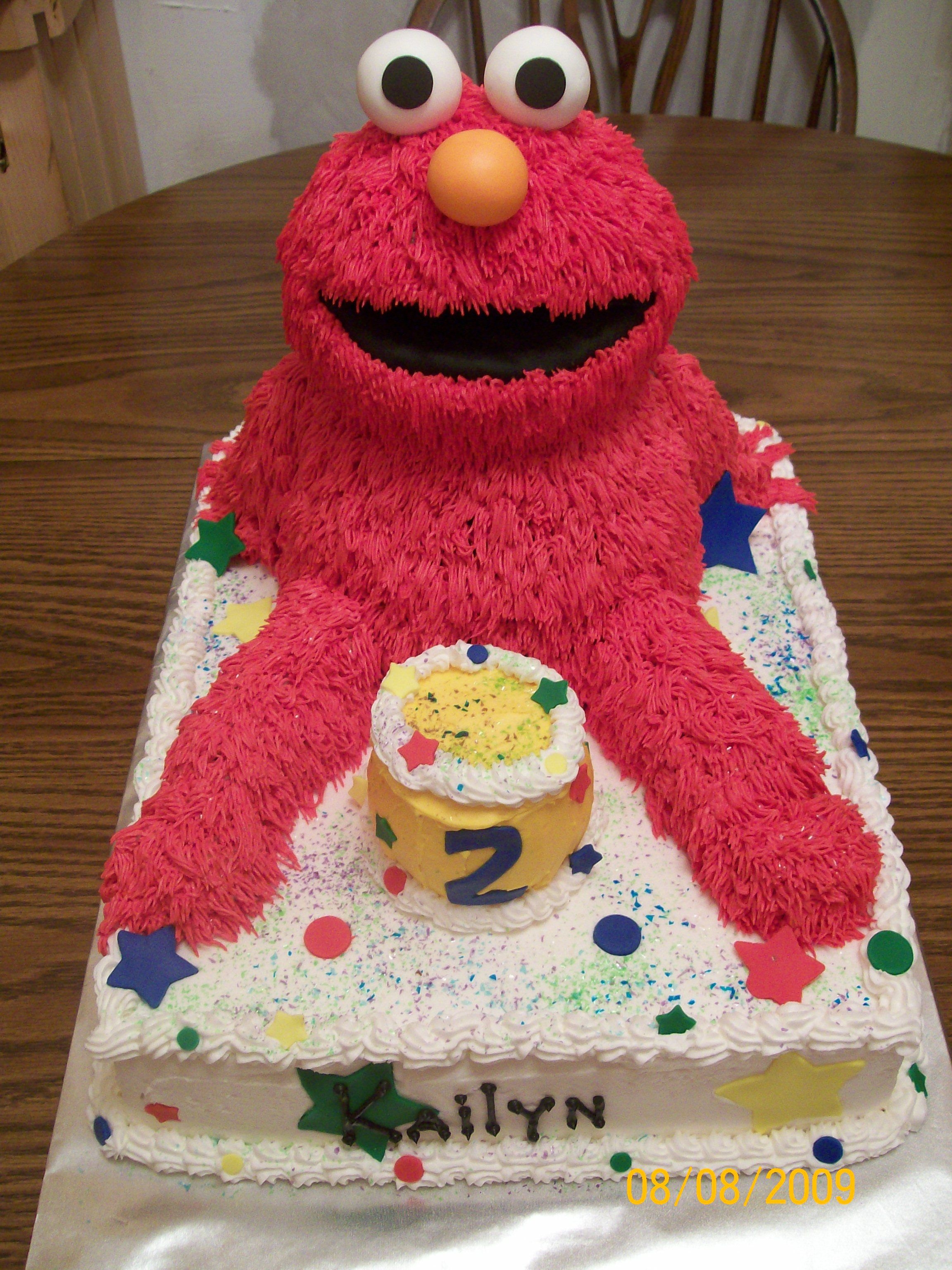 Detail 2nd Birthday Elmo Cake Nomer 14