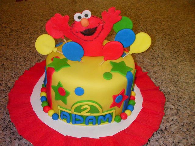 Detail 2nd Birthday Elmo Cake Nomer 17