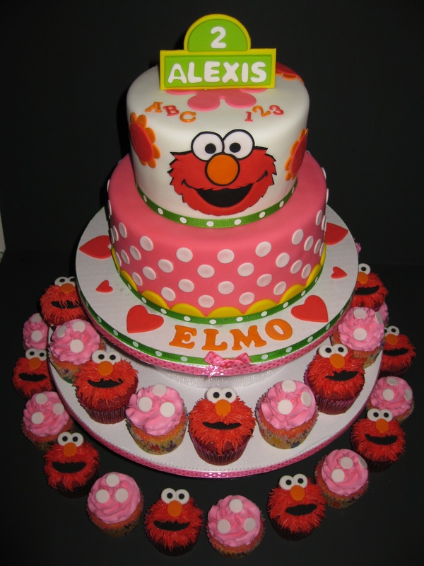 Detail 2nd Birthday Elmo Cake Nomer 44