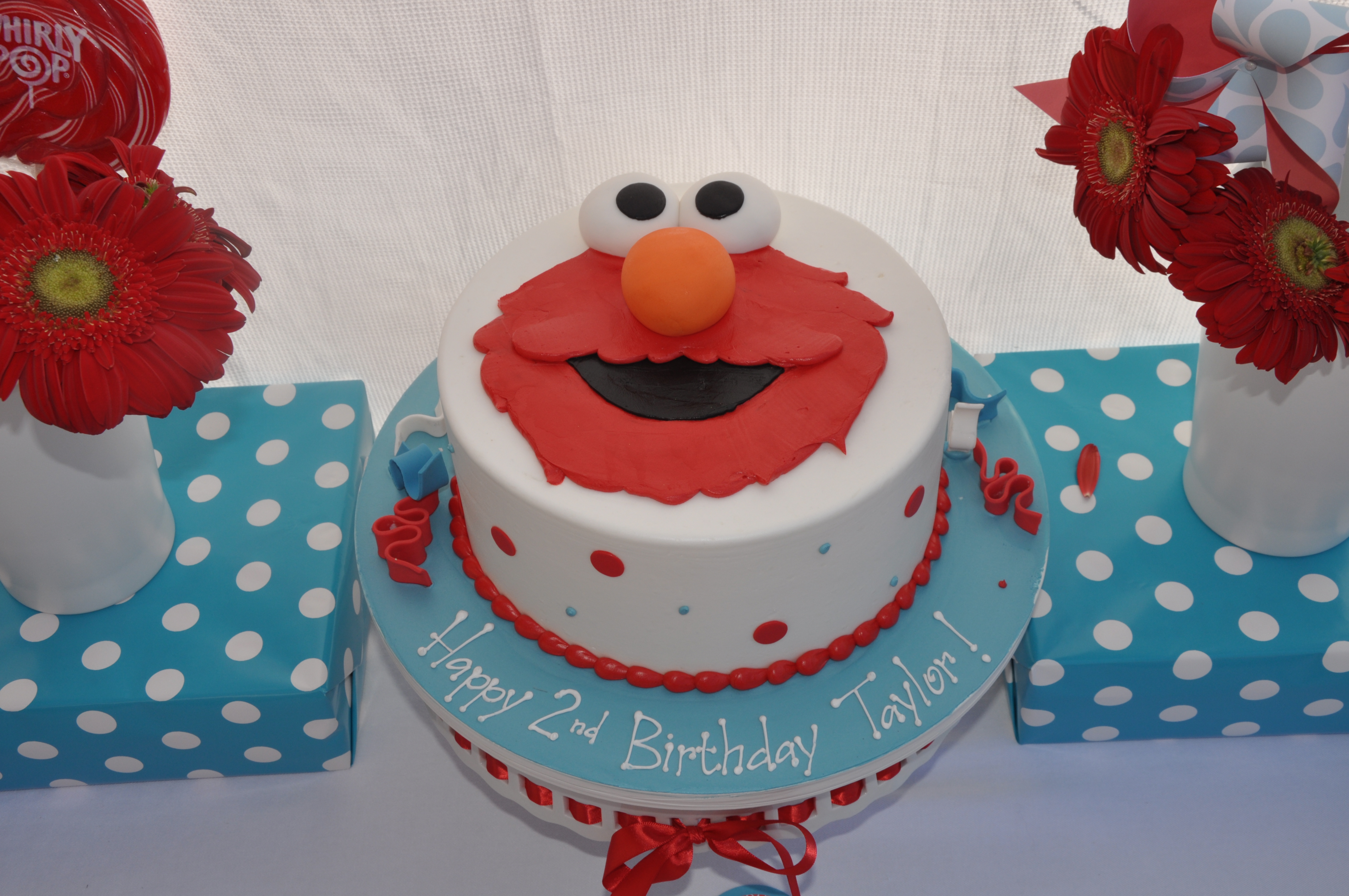 Detail 2nd Birthday Elmo Cake Nomer 53