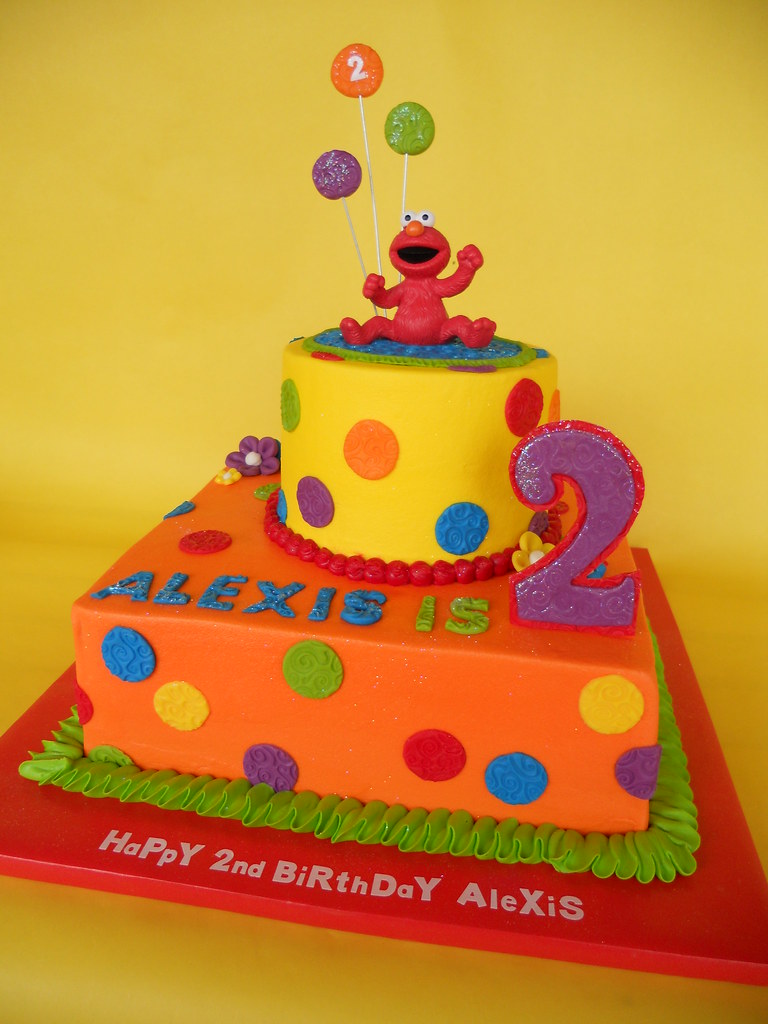 Detail 2nd Birthday Elmo Cake Nomer 56