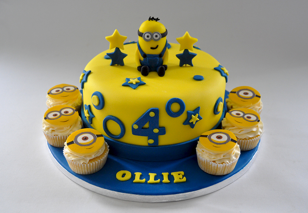 Detail 2nd Birthday Minions Cake Nomer 9