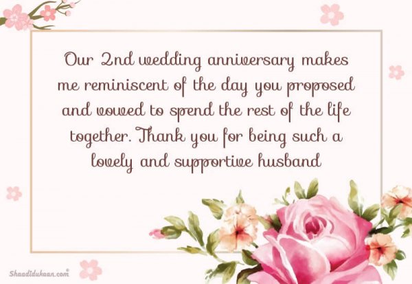 Detail 2nd Wedding Anniversary Quotes Nomer 30