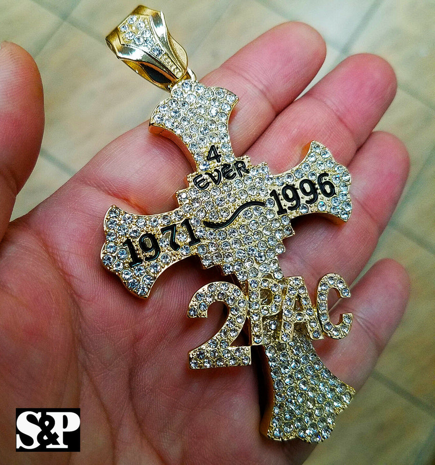 Detail 2pac Cross Necklace Nomer 17