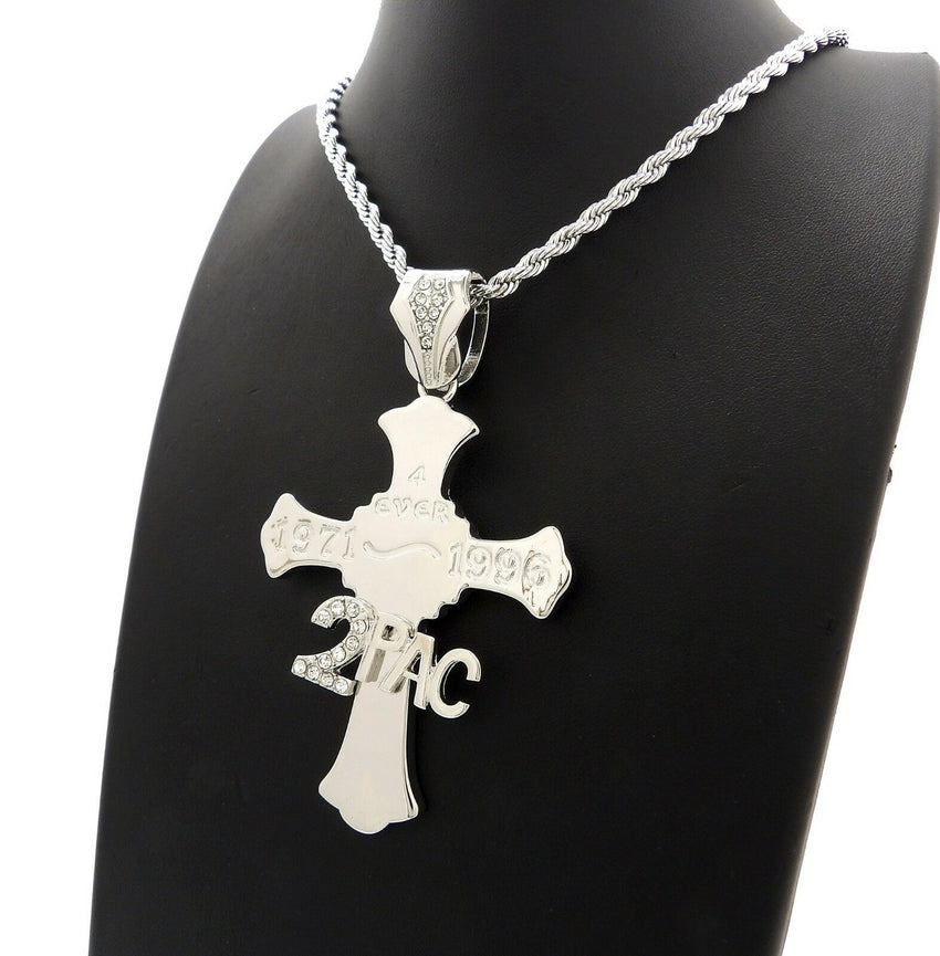 Detail 2pac Cross Necklace Nomer 33