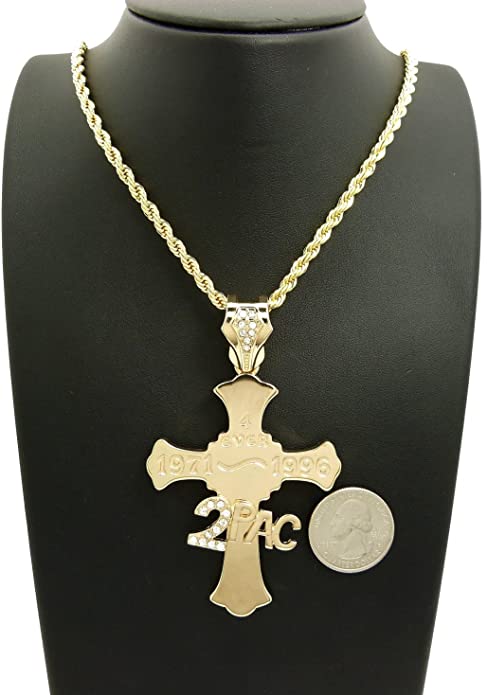 Detail 2pac Cross Necklace Nomer 42