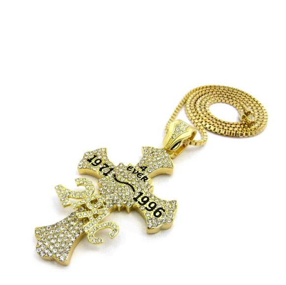 Detail 2pac Cross Necklace Nomer 44