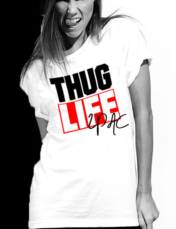 Detail 2pac Thug Life Shirt Nomer 41