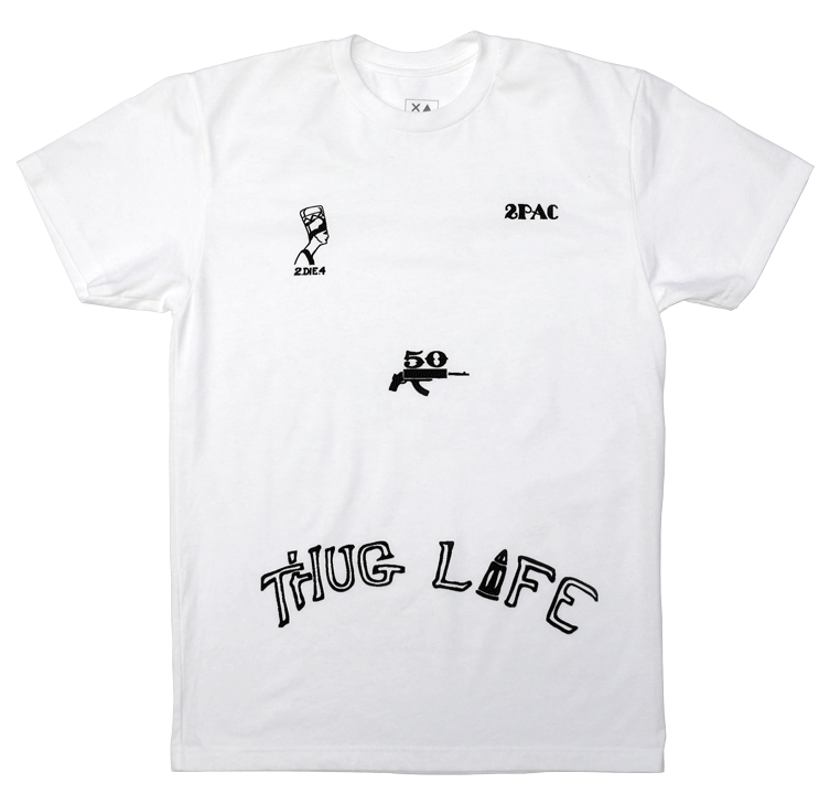 Detail 2pac Thug Life Shirt Nomer 60