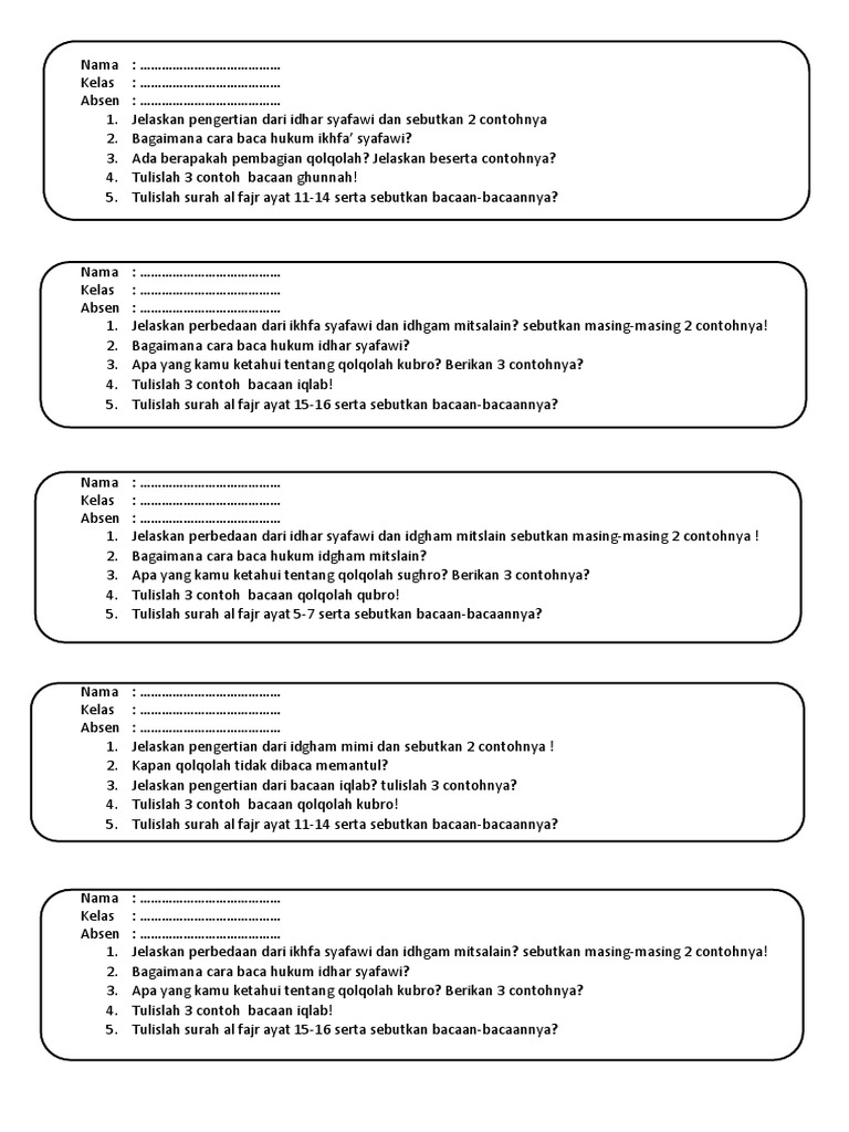 Detail 3 Contoh Bacaan Iqlab Nomer 54