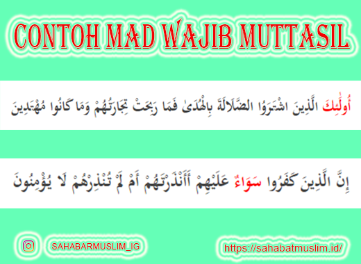 Detail 3 Contoh Mad Wajib Muttasil Nomer 2