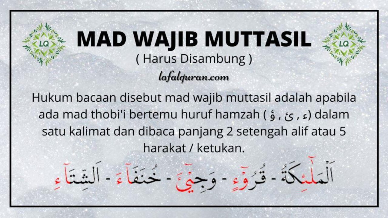 Detail 3 Contoh Mad Wajib Muttasil Nomer 7